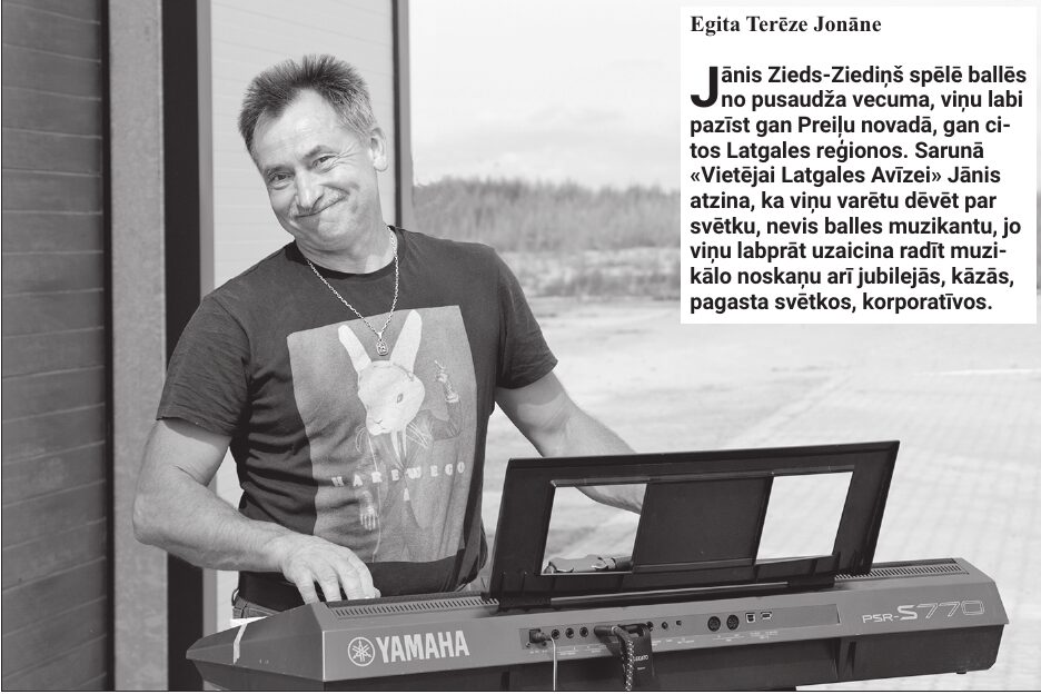 Balles muzikants Jānis Zieds-Ziediņš: «Man patīk radīt svētkus»