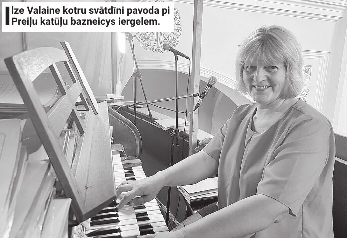 Ilze Valaine jau bierneibā sapņova par iergelem