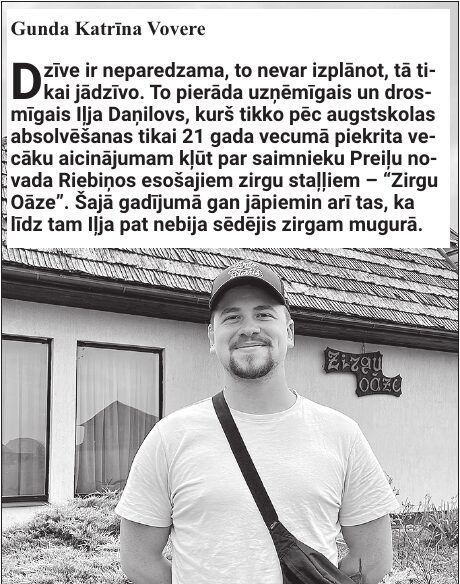 «Zirgu Oāzes» īpašnieks Iļja Daņilovs
