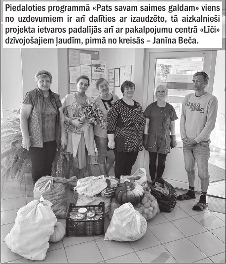 Programma uzņēmīgajiem un rosīgajiem – «Pats savam saimes galdam»
