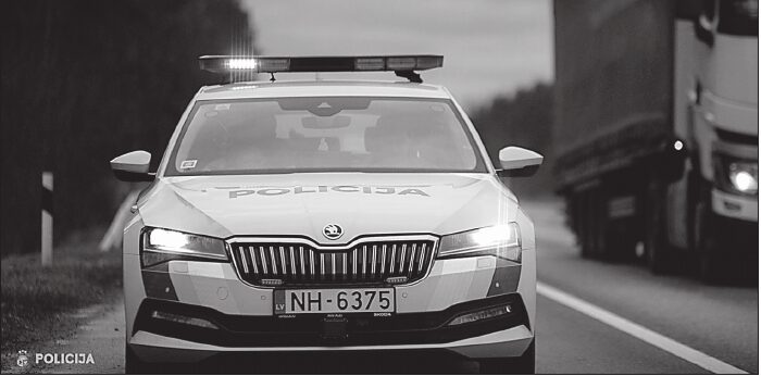 ROADPOL akcijā Latvijā reģistrēts vairāk nekā tūkstotis ātruma pārkāpumu