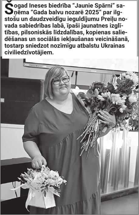 Spārni kopienai: Inese Šuksta par savu misiju palīdzēt citiem