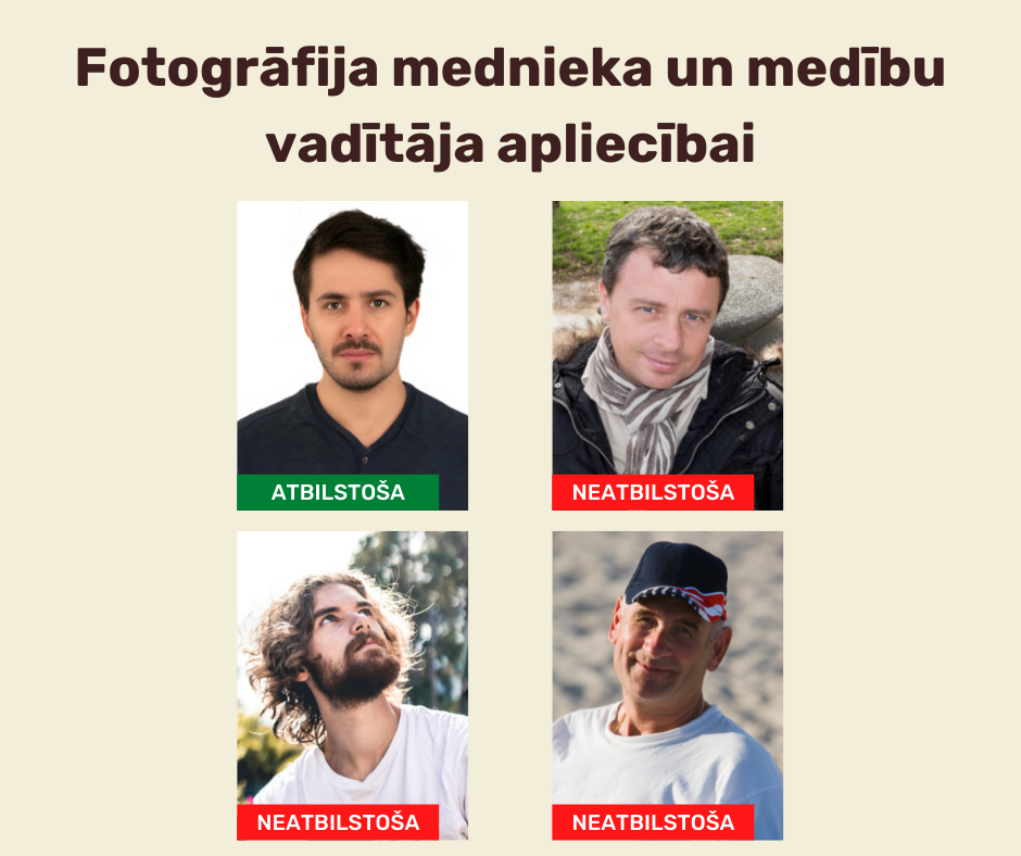 Mednieku un medību vadītāju apliecībām jāiesniedz atbilstošas fotogrāfijas