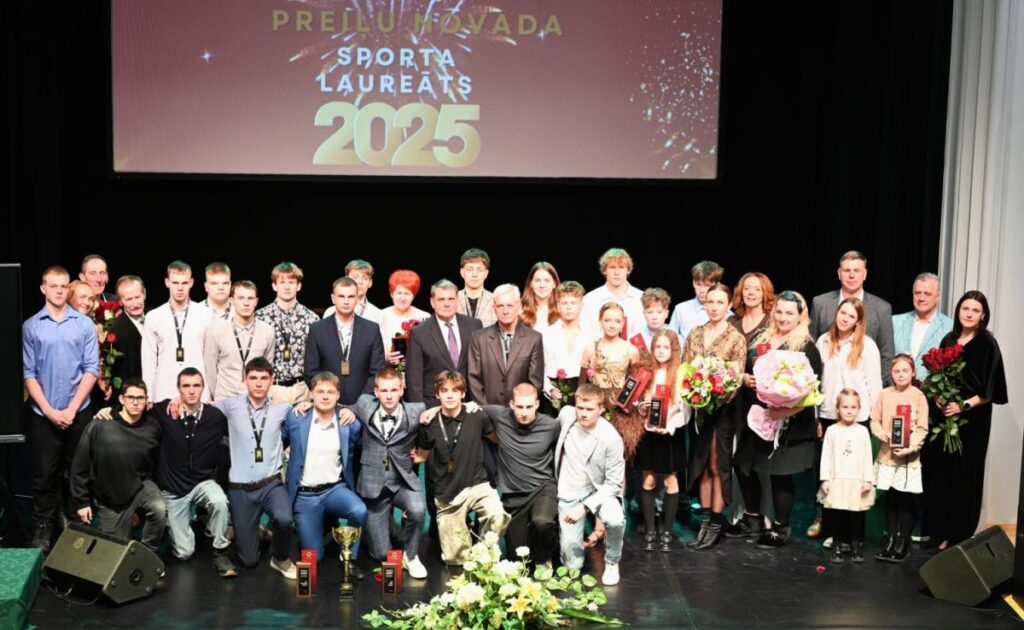 Pasniegti apbalvojumi 2025. gada Preiļu novada laureātiem sportā