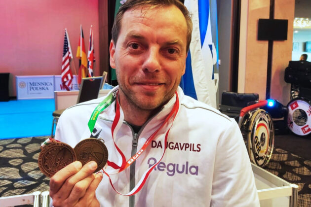 Daugavpils ratiņpaukotājs izcīna 3. vietu pasaules kausā un pasaules čempionātā