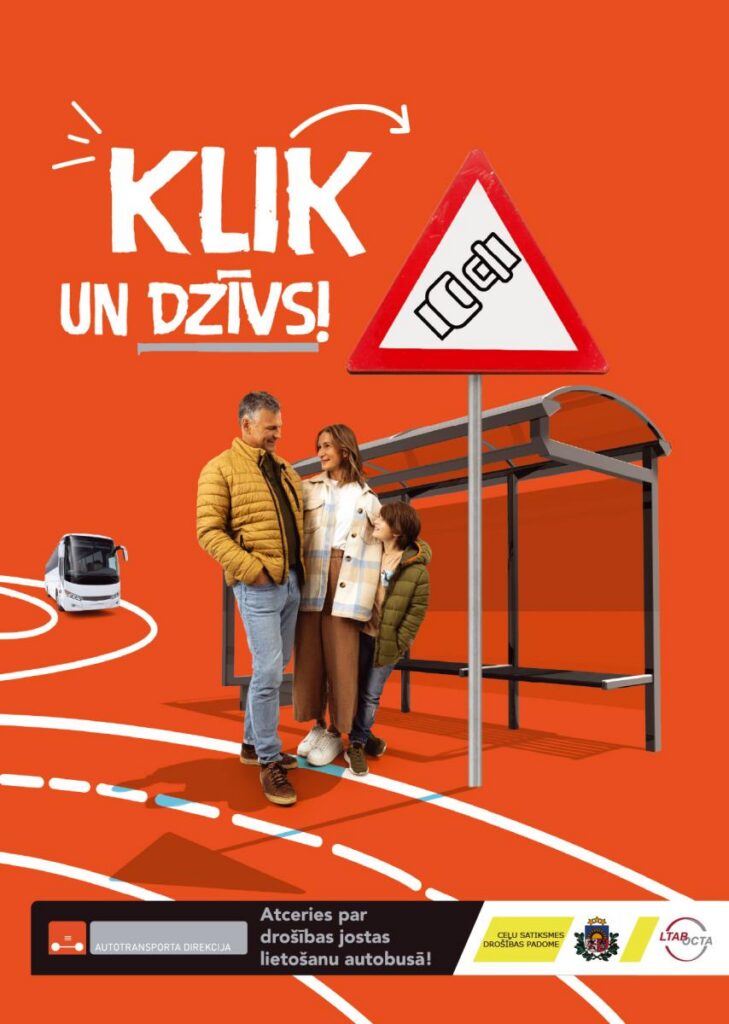 Katrs piektais pasažieris reģionālajos autobusos nesprādzējas – kampaņa aicina rūpēties par drošību