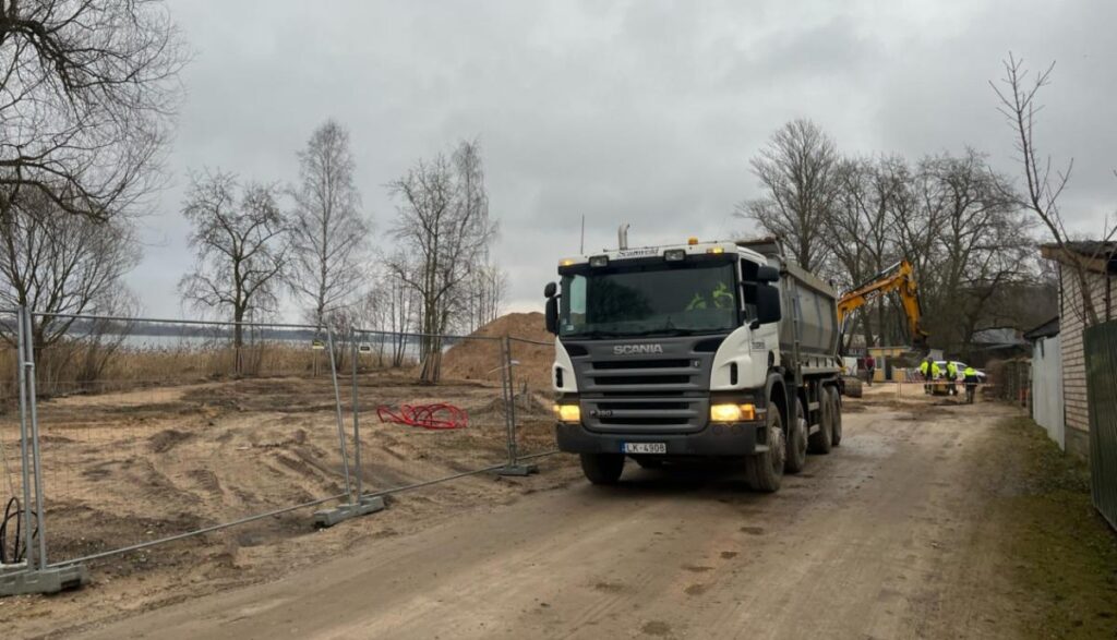 Atsākti darbi Lielā Ezerkrasta promenādes izveidē Ludzas pilsētā