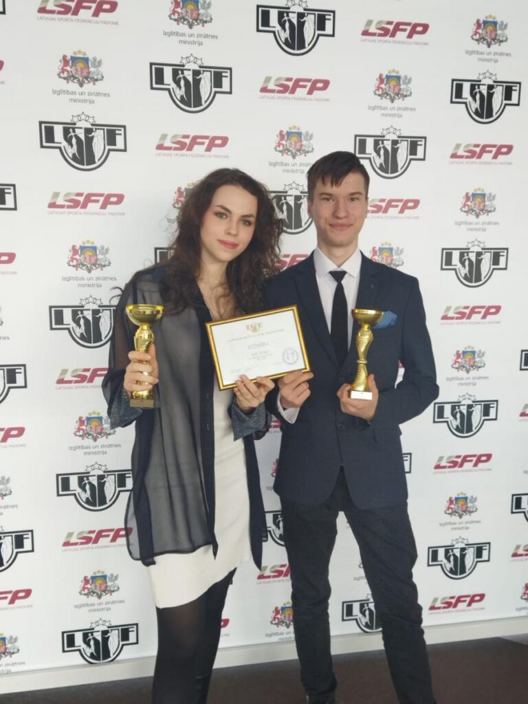 Dejotāji Aleksejs Ļipatovs un Natālija Stafecka – starp labākajiem