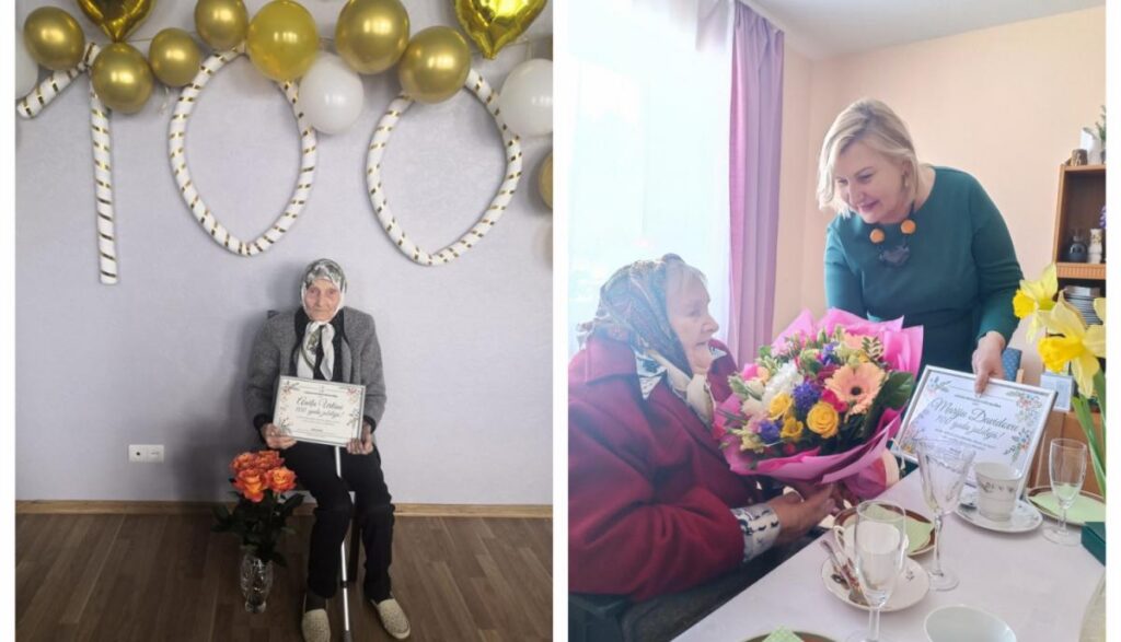 Martā Ludzas novadā divām jubilārēm nosvinēti 100 gadi