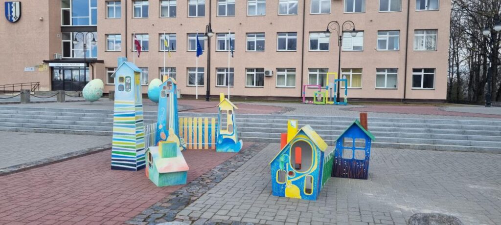 Ludzas novadu rotā dekori Lieldienu tematikā