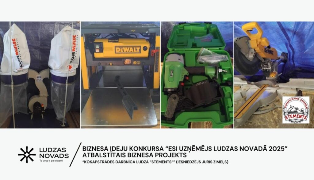 Ludzā tapusi jauna kokapstrādes darbnīca