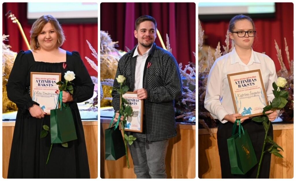 Preiļos sumināja gada jauniešus un pilngadniekus