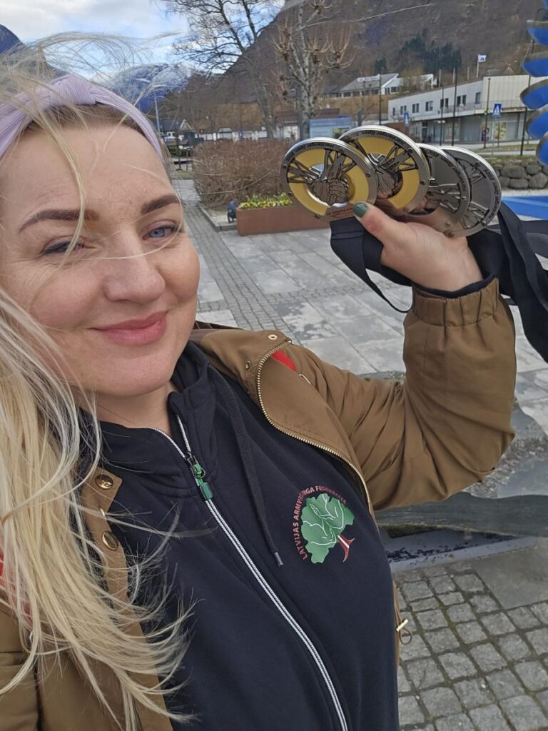 Žannai Čingulei – medaļu birums Norvēģijā