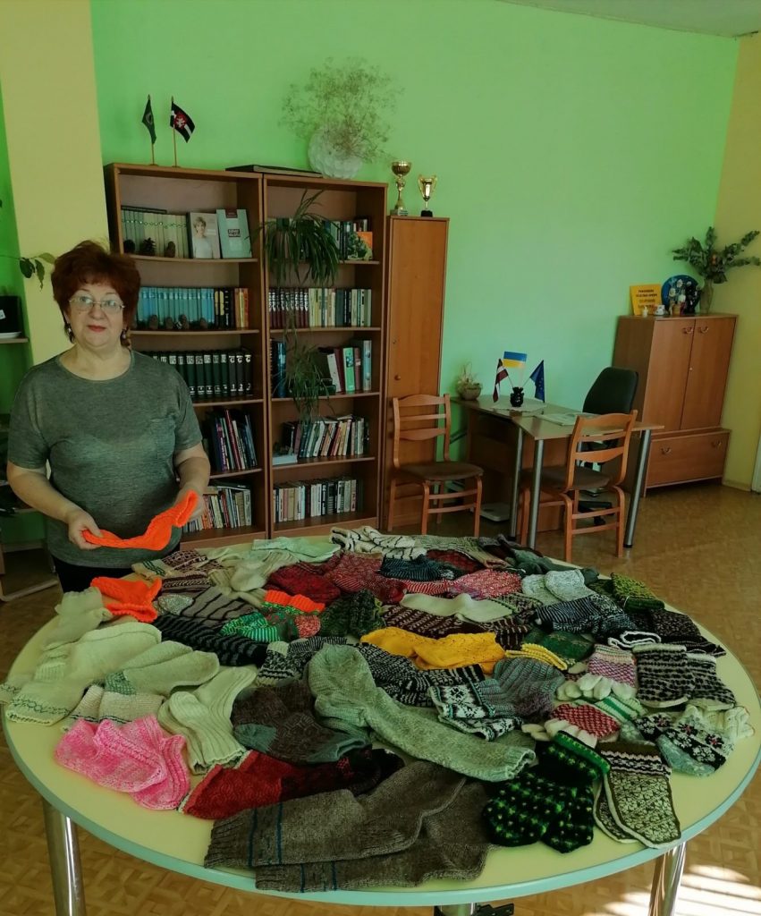 Preiļu novada pensionāri ziedo Ukrainai