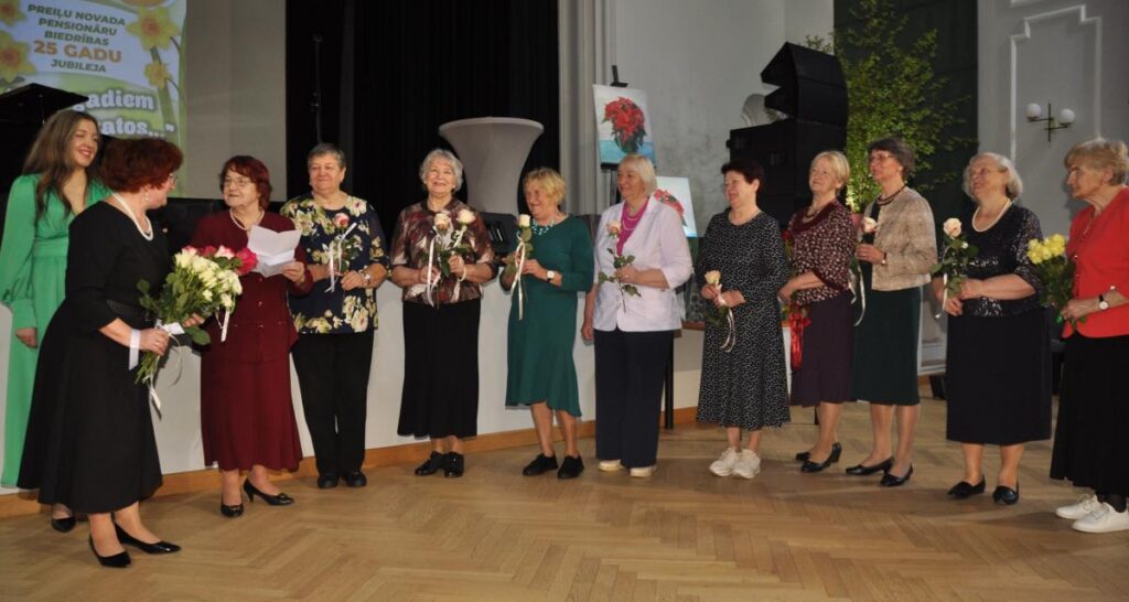 Preiļu novada Pensionāru biedrības jubileja