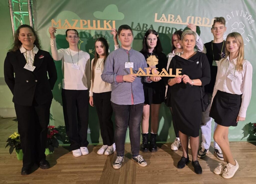 Līvānu mazpulcēni biedrības “Latvijas Mazpulki” konferencē