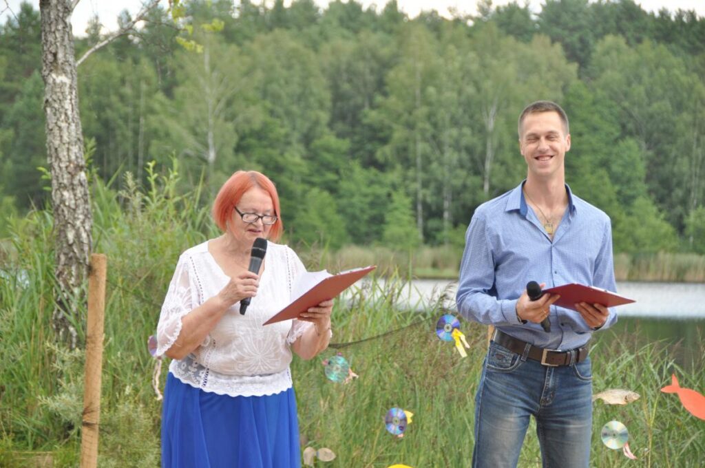 Neptūns ar svītu viesojās Daugavpils Neredzīgo biedrības ciemā