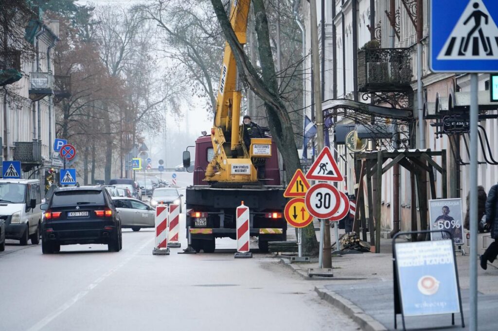 Līdz janvāra beigām ierobežota satiksme Saules ielā, Daugavpilī