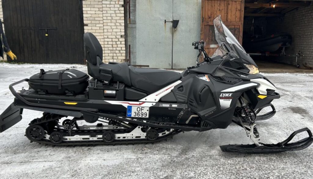 Krāslavā iegādāts sniega motocikls zivju resursu aizsardzībai Dagdas apkaimē