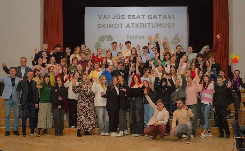Jaunieši ideju konkursā piedāvā ilgstpējīgus un zaļus risinājumus 