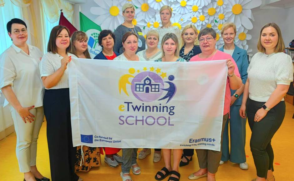 Bērnudārzs Daugavpilī saņēmis eTwinning Skolas statusu