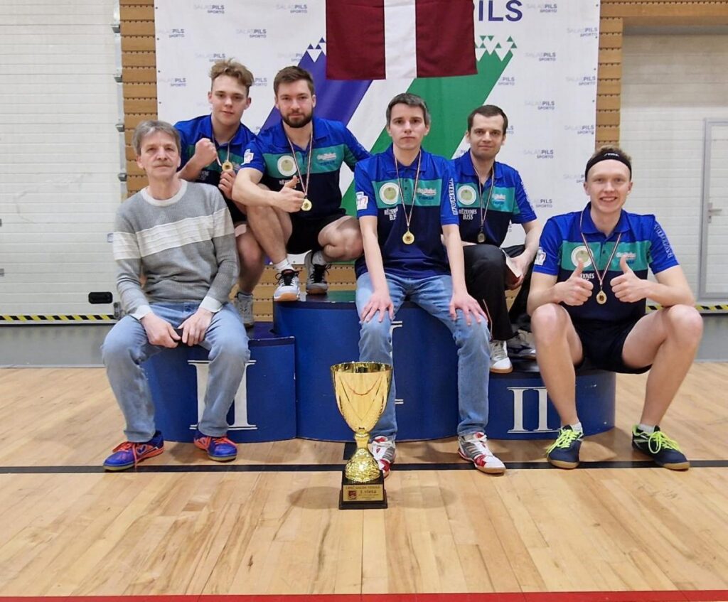 Rēzeknes galda tenisisti – Latvijas augstākās līgas čempioni