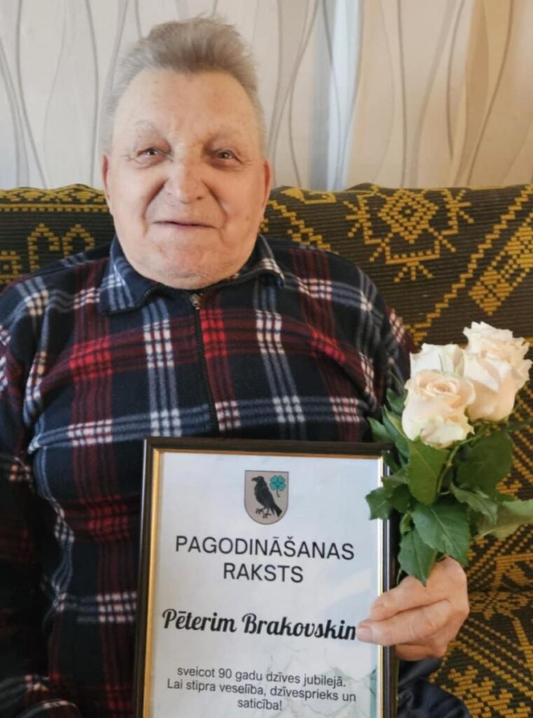 Jubilārs Pēteris Brakovskis