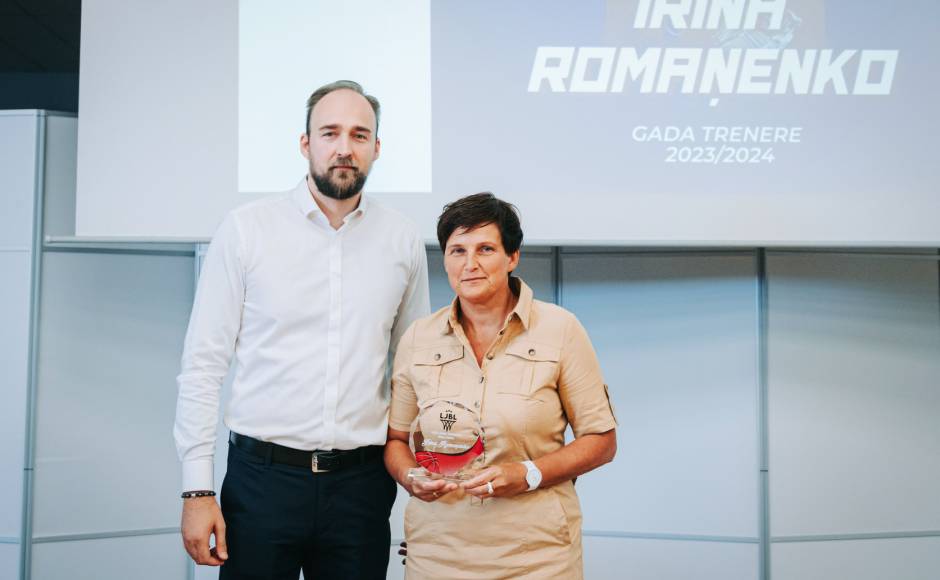 Irina Romaņenko ceturto reizi iegūst “Gada trenera” titulu