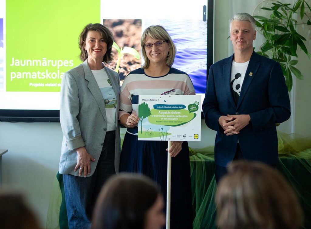 Līvānu 1. vidusskola – konkursa “Ielaid skolā dabu 2025” laureāte