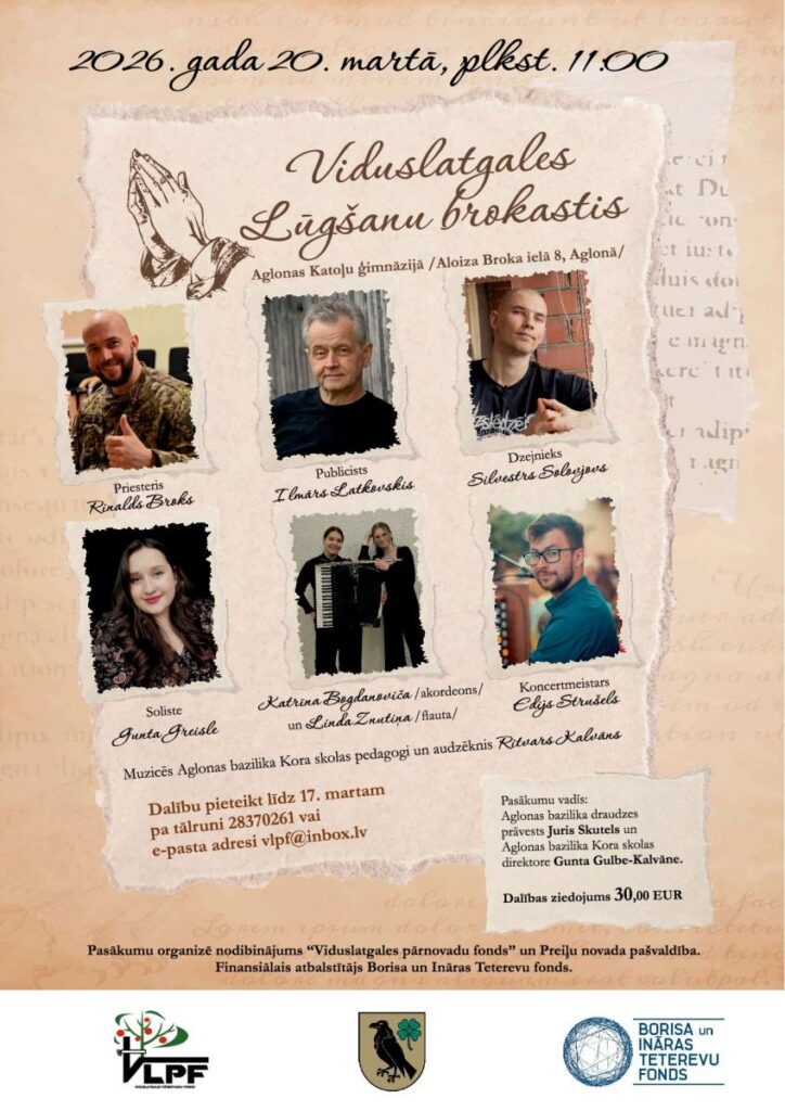 Aicinām uz Viduslatgales lūgšanu brokastīm
