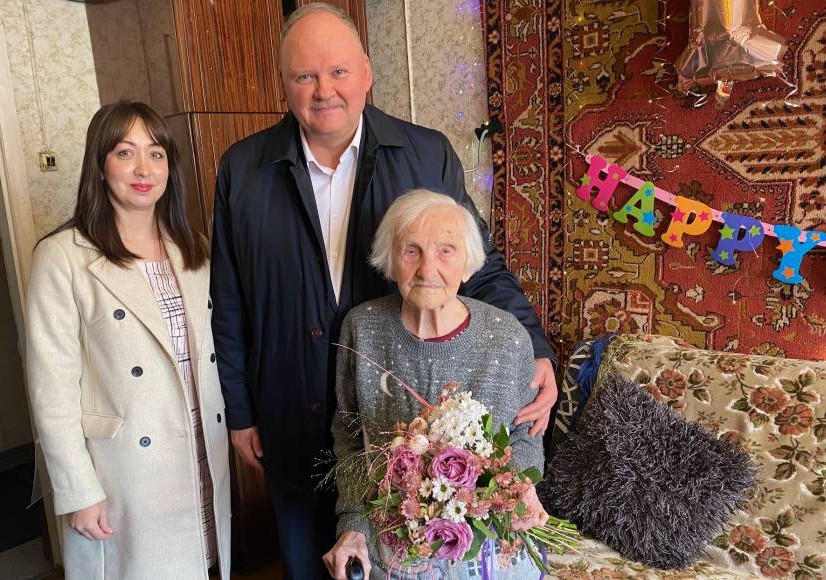 Daugavpilietei Marijai Trošinai apritēja 105 gadi