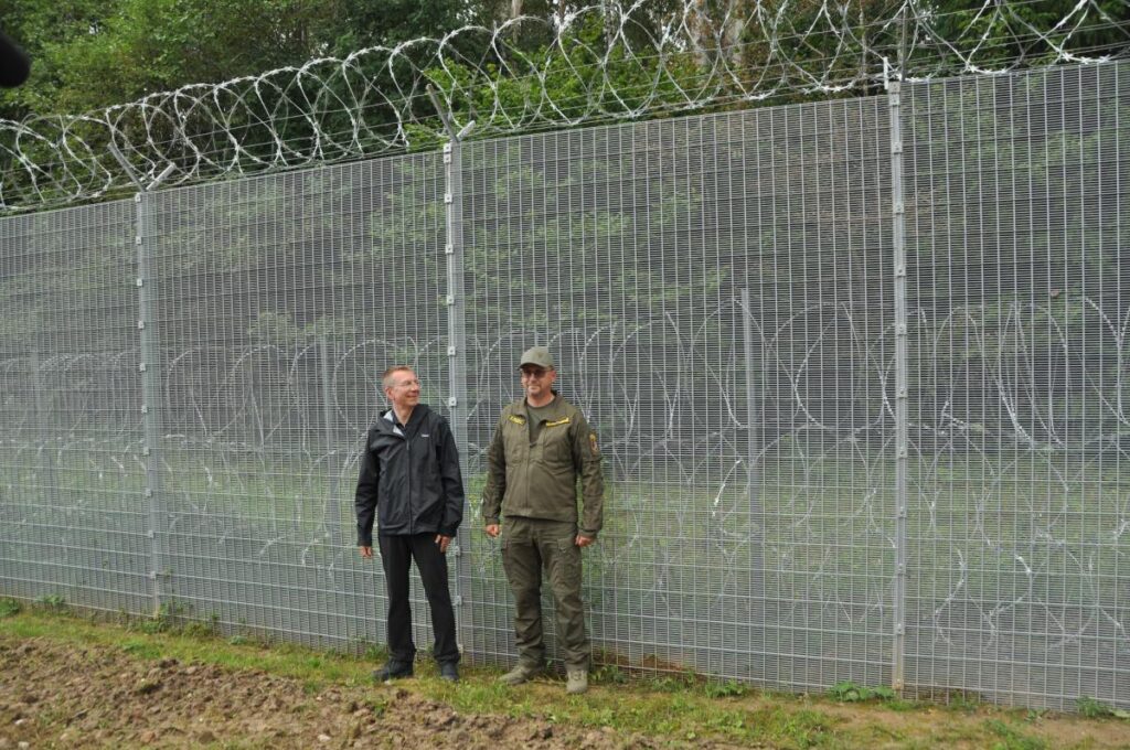 Edgars Rinkēvičs Latgalē apmeklēja Eiropas Savienības austrumu robežu 