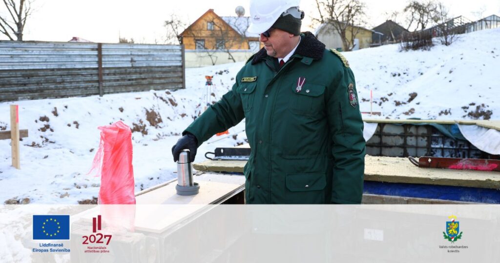 Iemūrēta vēstījuma kapsula Kinoloģijas centra pamatos