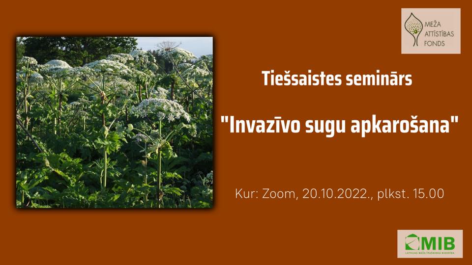 Seminārs par latvāņu apkarošanu