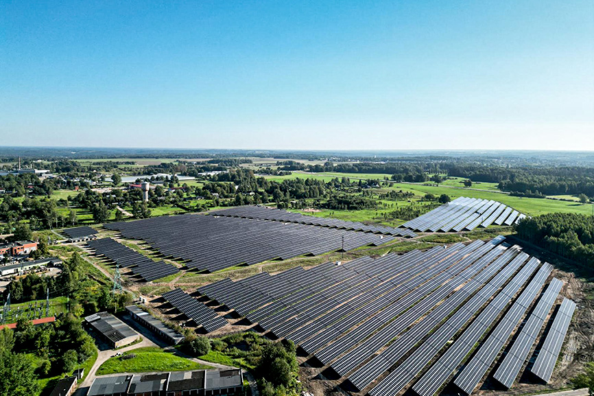 Cēsīs atklās valstī lielāko saules elektrostaciju