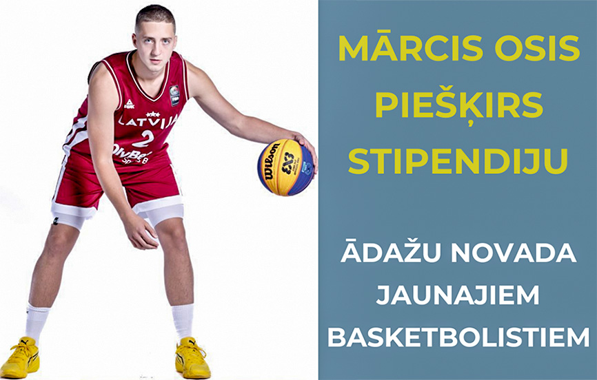 Ādažu jaunajiem basketbolistiem – Mārča Oša stipendija