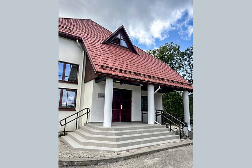 Noslēgusies pārbūve tautas namā Kalnagravas Sarkaņu pagastā