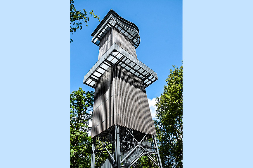 Zilākalnā atvērts jauns skatu tornis un Veselības taka