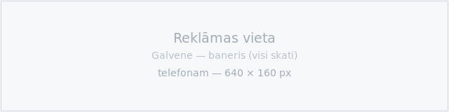 Testa baneris — Galvene — baneris (visi skati)