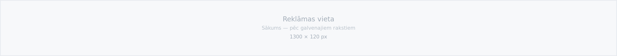 Testa baneris — Sākums — pēc galvenajiem rakstiem