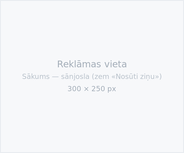 Testa baneris — Sākums — sānjosla (zem «Nosūti ziņu»)