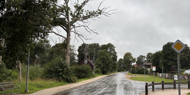 Pabeigti būvdarbi Ēdoles ielas posmā